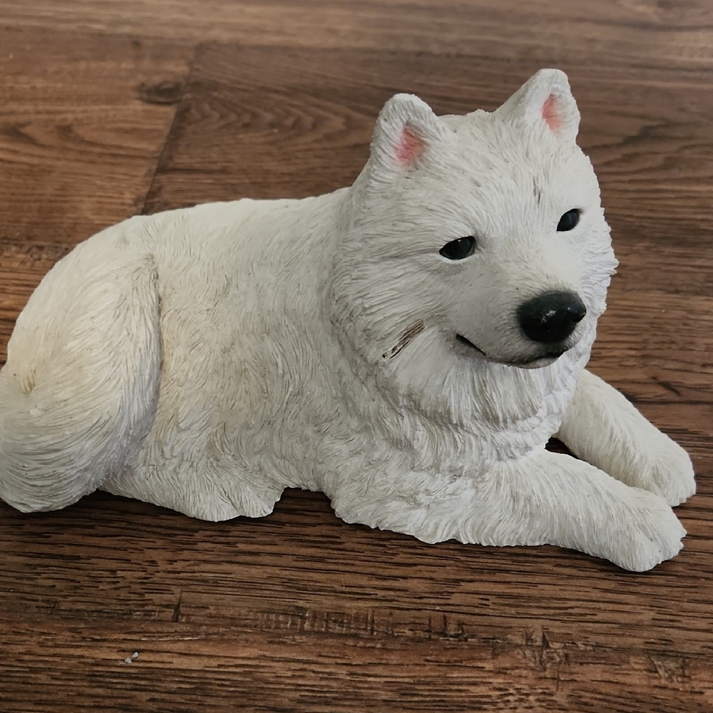 White Dog Figurine